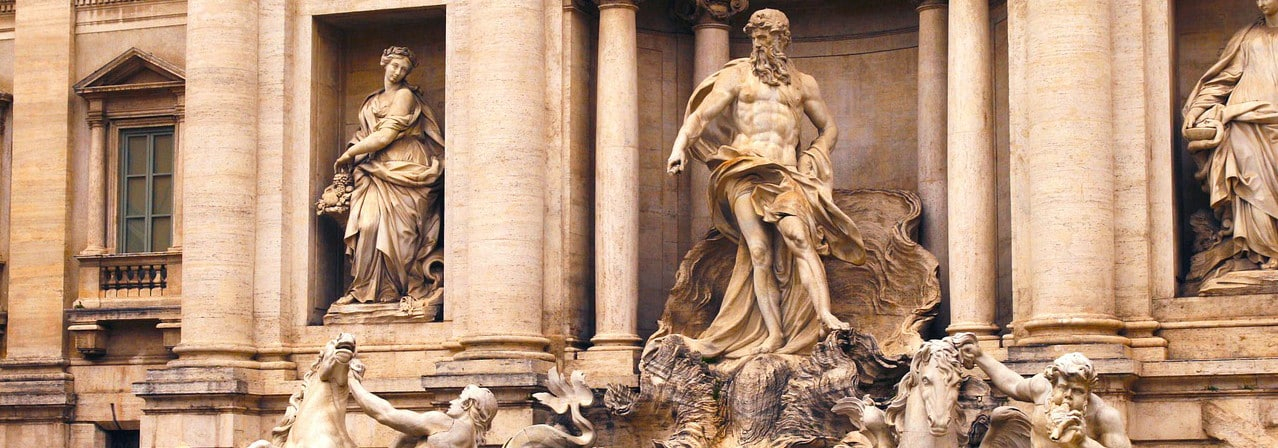 La Fontaine De Trevi à Rome